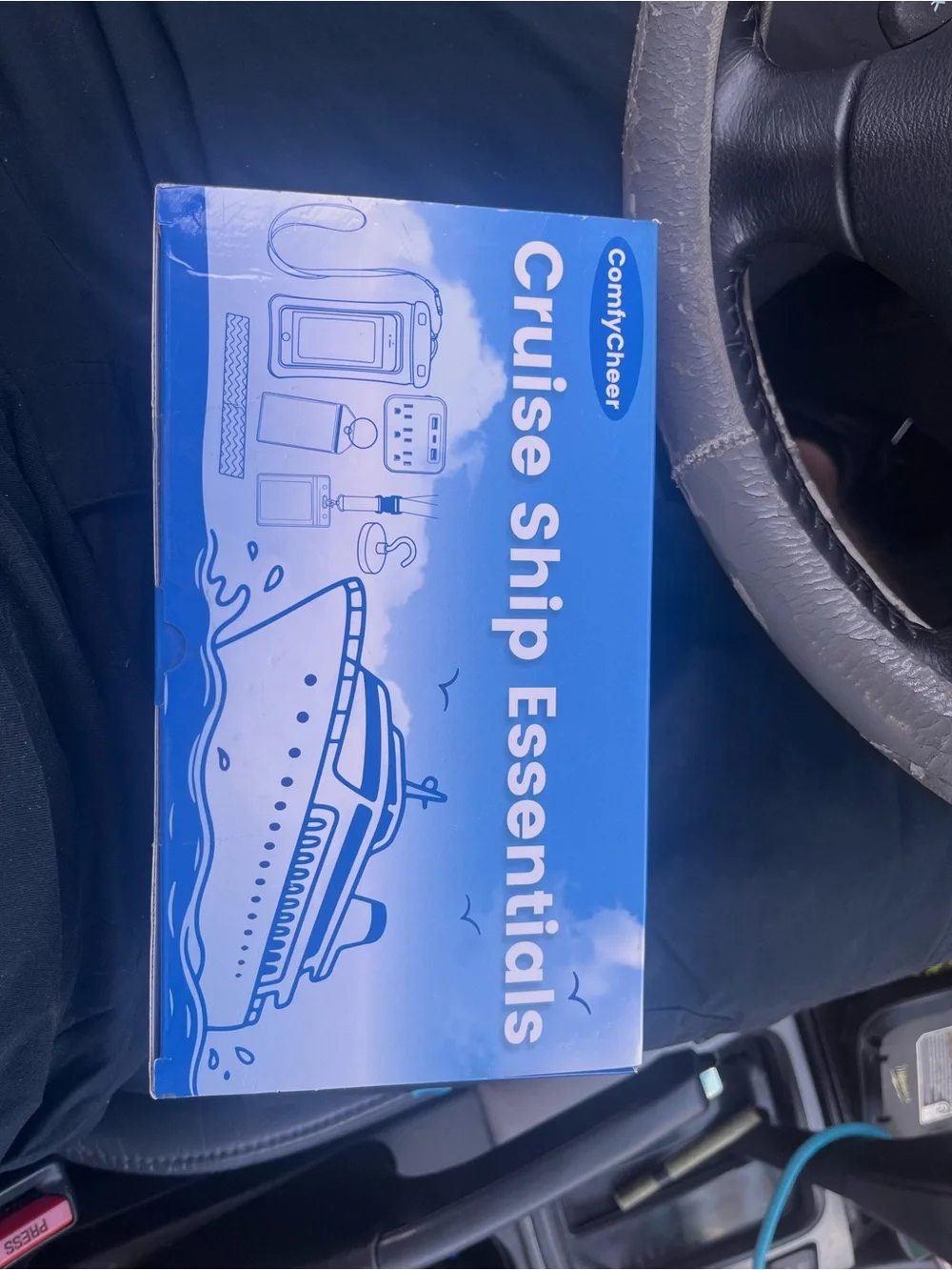 ComfyCheer Cruise Ship Essentials Kit - Blue & White